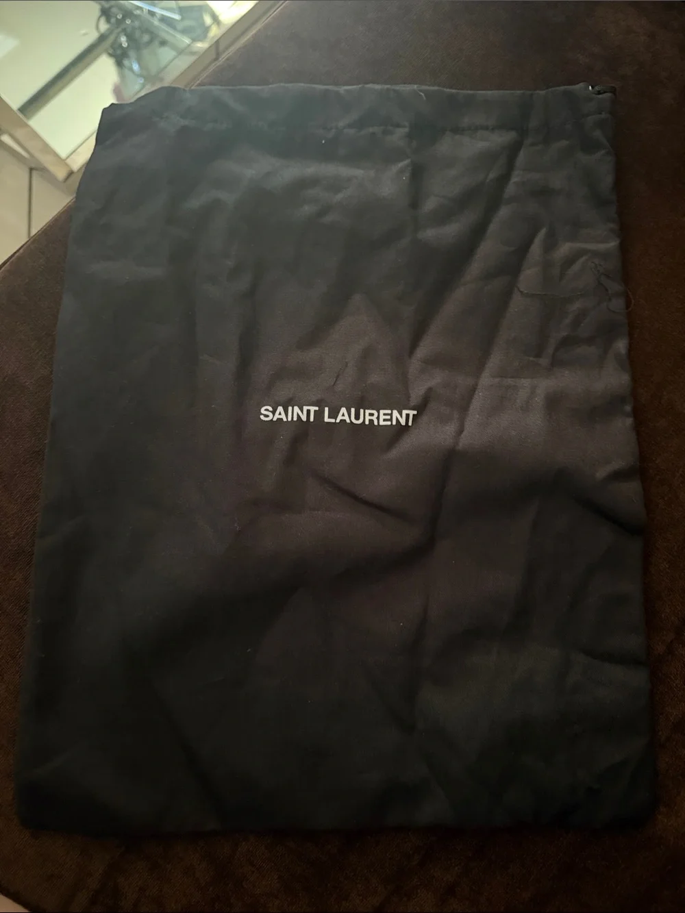 Saint Laurent Black Dust Bag for shoes